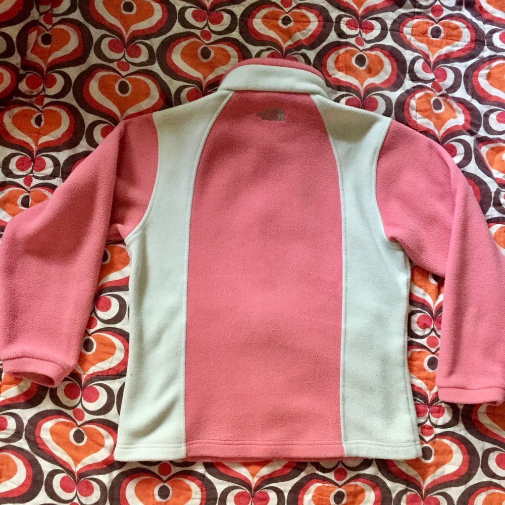 HP🎉 Girls North Face Khumbu FullZip Fleece Size L - Picture 3 of 9